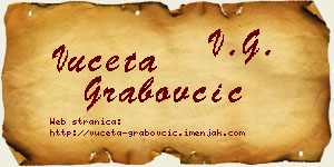 Vuceta Grabovčić vizit kartica